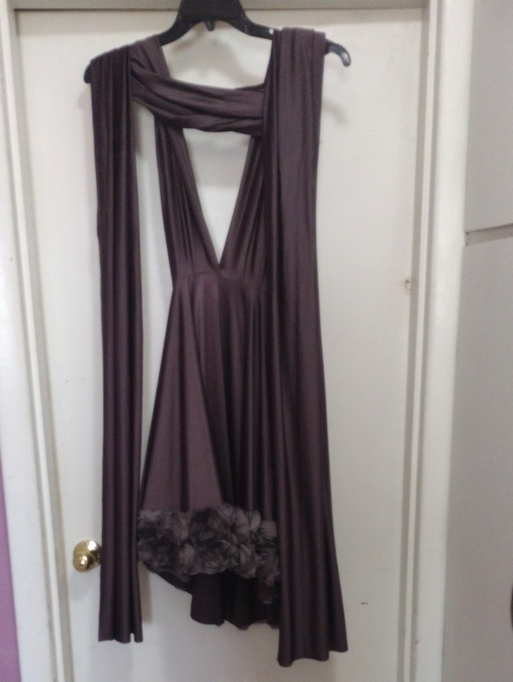 Twobirds Bridesmaid Multi way Dress Size A In Slate Gray